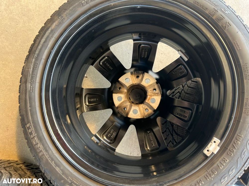 vând jante originale Mini Cooper pe 17” cu anvelope iarnă - 7