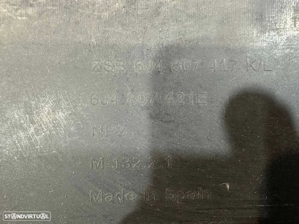 .Parachoques Tras Traseiro Original Seat Ibiza 5 V Mk5 6J 6J5 Facelift 5 Portas - 6