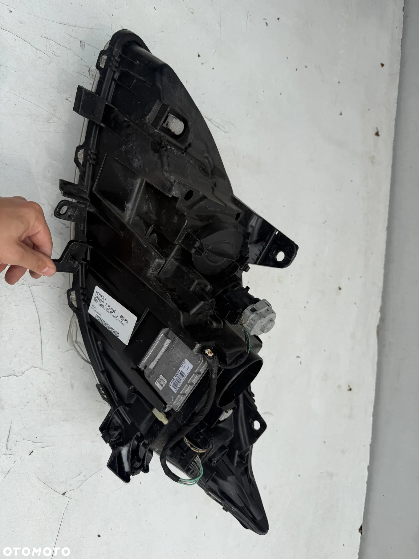 Lampa prawa przód przednia Renault Laguna III Xenon 260100040R - 5