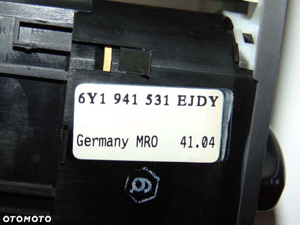 ORYGINAŁ włącznik przełącznik świateł 6Y1941531 Skoda Fabia I 99-08r EUROPA - 12