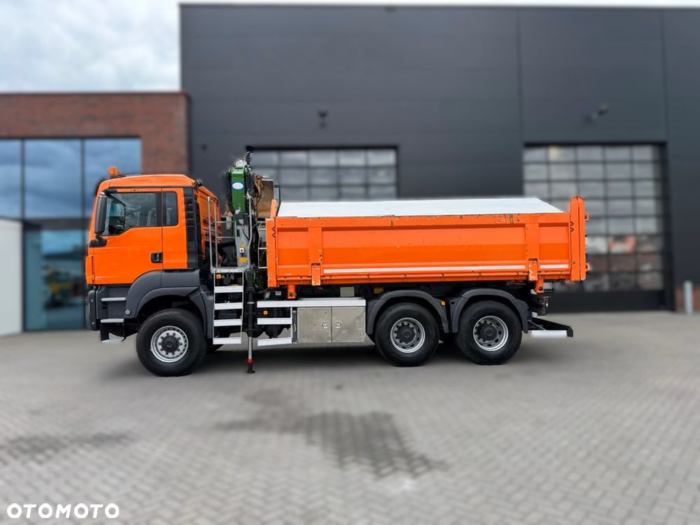 MAN TGS 26.400 6x6 ALLRAD – składany żuraw HMF 1643 Z2 +wywrotka HYVA - 8