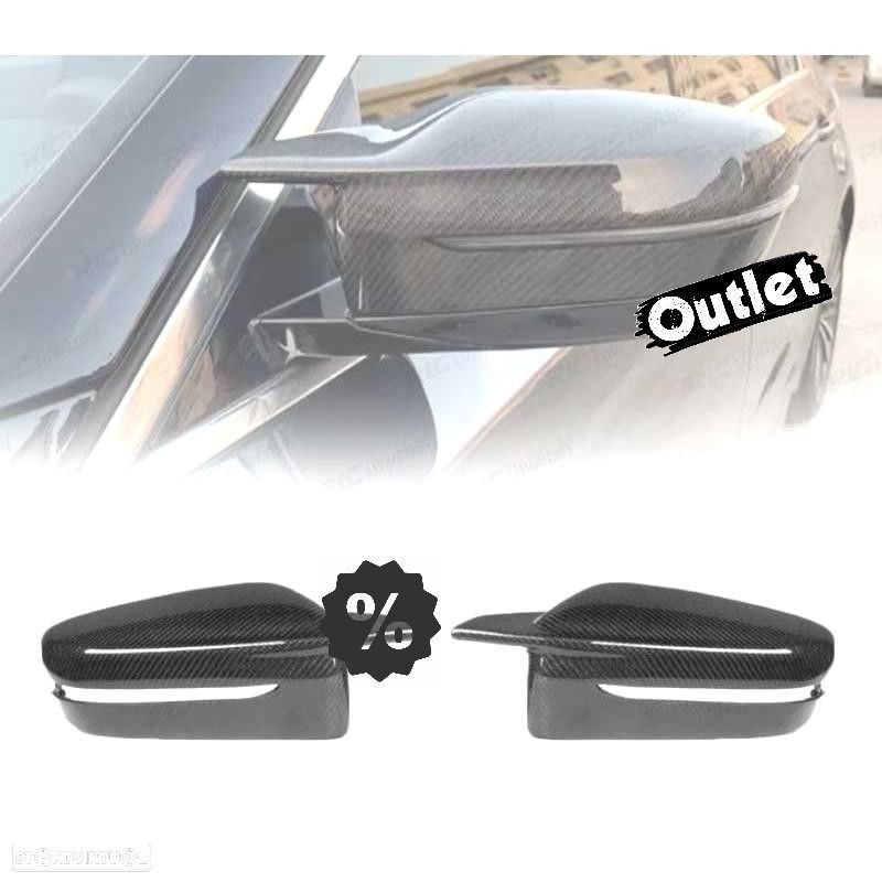 C011882C1 CAPAS DE ESPELHO PARA BMW G20 G22 G23 G28 G30 G38 G11 G12 CARBONO - 1
