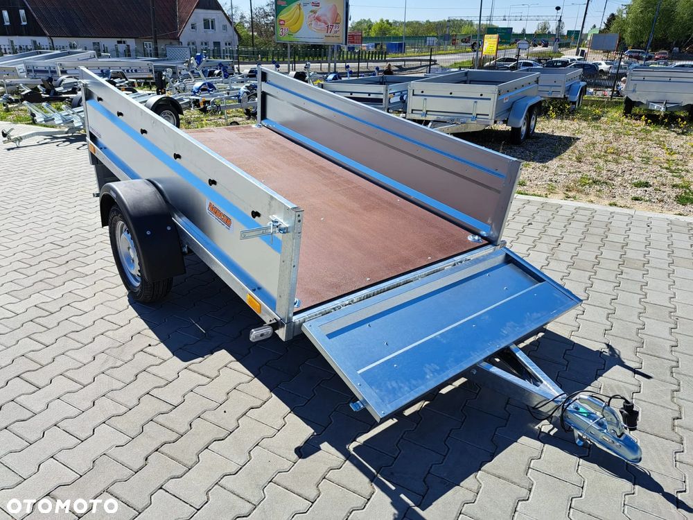 Neptun DOSTAWA Przyczepka 236x129x45cm DMC750kg SPAWANA RAMA, Resor 4-piórowy z amortyzatorem, WYSOKA BURTA - 27