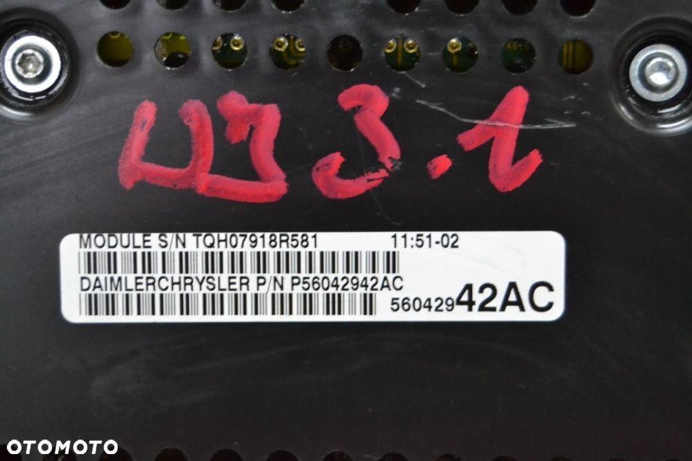 JEEP GRAND CHEROKEE WJ 3.1 TD SKRZYNKA BSI MODUŁ 56042942AC - 4