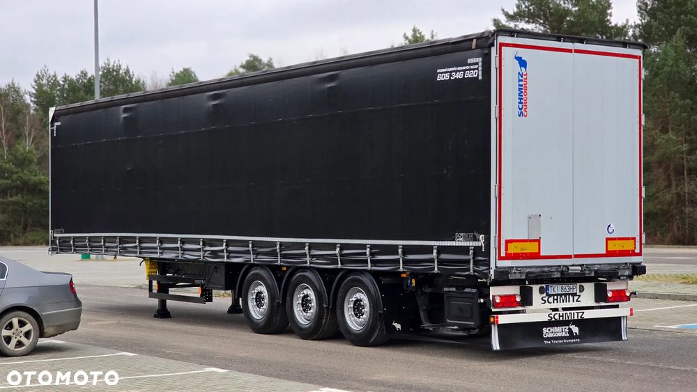 Schmitz Cargobull SCHMITZ CARGOBULL❗️❗️ MODEL 2019 / FIRANKA STANDARD / OŚ PODNOSZONA / OSIE SCHMITZ / CERTYFIKAT XL CODE / HAMULCE TARCZOWE / MULTILOCK / OPONY 90% / JAK NOWA ❗️❗️ - 22