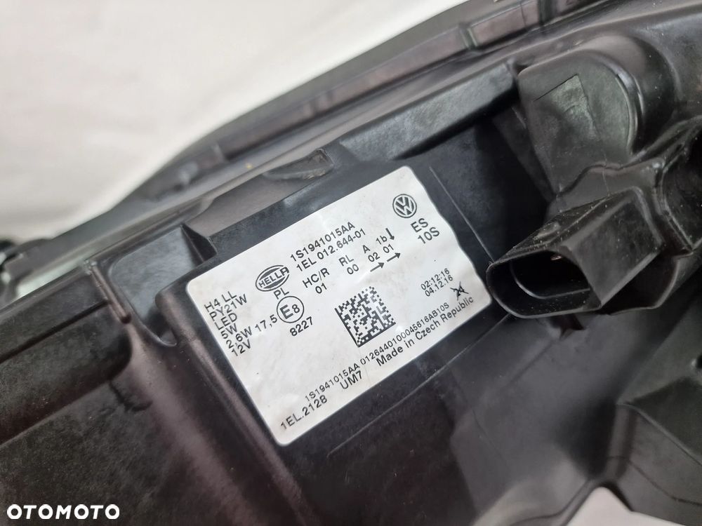 VW UP LIFT 16- LEWA LAMPA PRZEDNIA PRZÓD LED , NR 1S1941015AA , NR AUKCJI LPP29 - 10