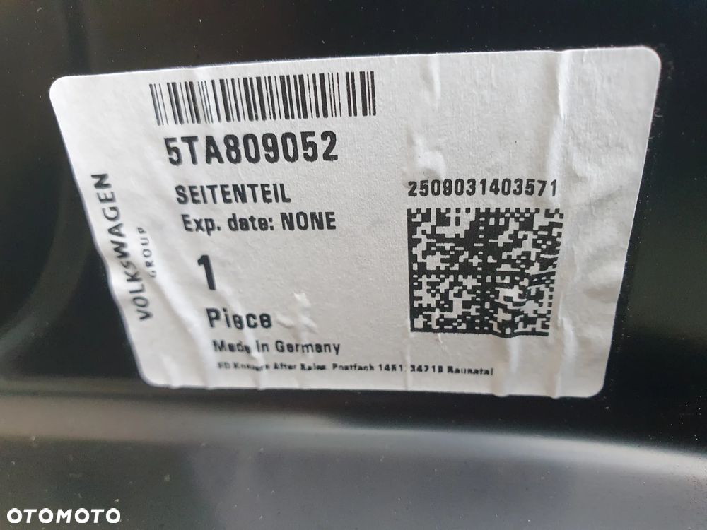 Próg poszycie prawe VW Touran 5TA rok 15- - 3