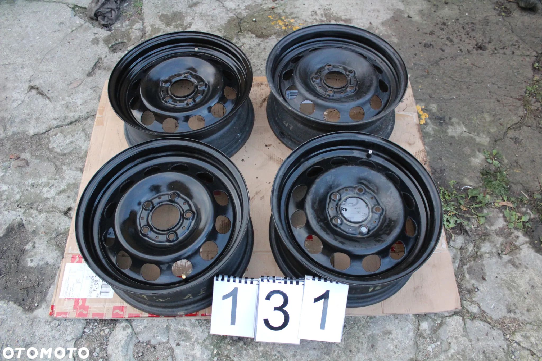 FELGI STALOWE BMW1  5x120Ø72.5  6.5x16  ET42 - 1