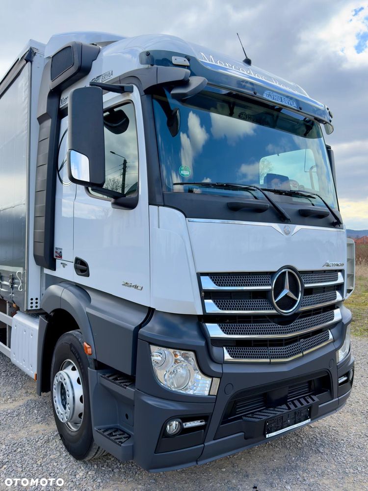 Mercedes-Benz ACTROS 2540 / 2545 / FIRANKA / ZSUWANY DACH / WINDA / / 3 OSIE / 14.5T ŁADOWNOŚĆ/ BURTO - FIRANKA / 18 EUROPALET / AUTOMAT / Z NIEMIEC / 2018 / E6 / - 10