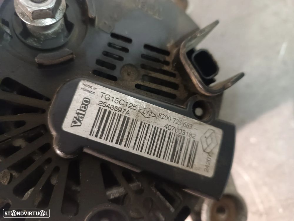 ALTERNADOR RENAULT MEGANE II / SCENIC II 2.0DCI 8200725683 8200960538 - 2