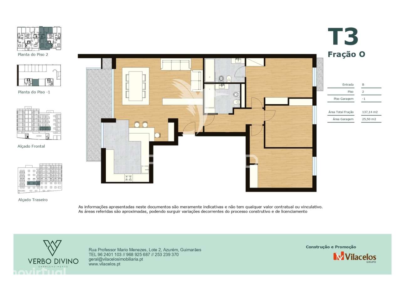 APARTAMENTO T3 Ultimas Frações -Empreendimento Verbo Divino - Grande imagem: 4/8