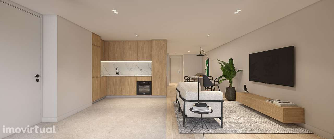 T2 Novo c/ Garagem Box e Arrumos em Mafamude, Vila Nova de Gaia - Grande imagem: 2/13