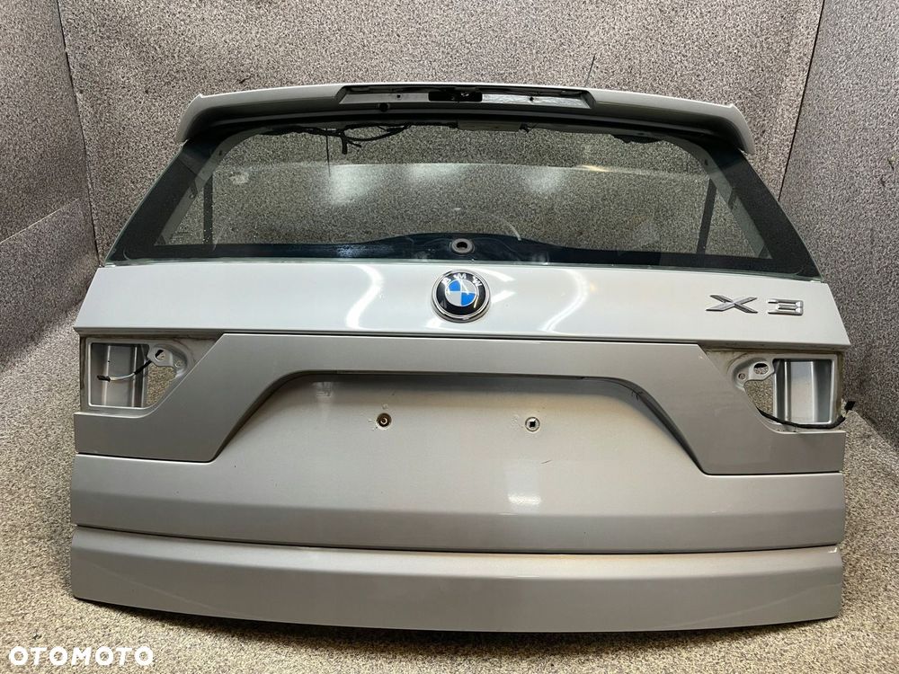 Klapa bagaznika szyba listwa tyl LIFT BMW X3 E83 354/7 srebrna 80 umFe ORG - 8