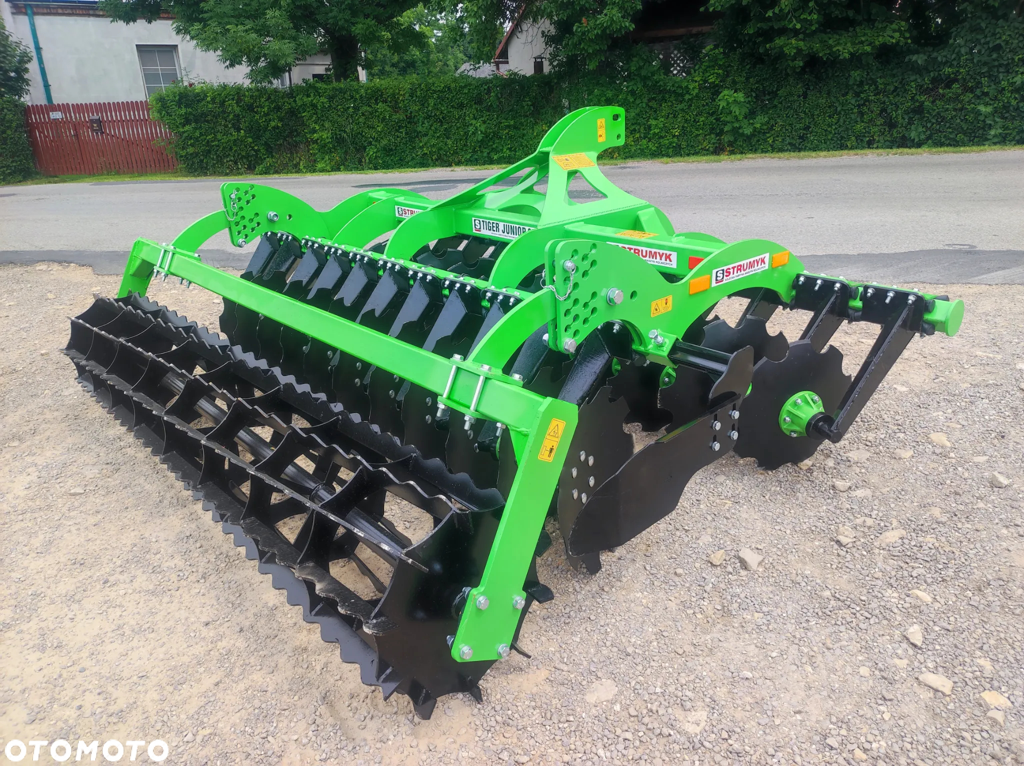 brona talerzowa lekka TIGER JUNIOR talerzówka fi 510 wał rura struna daszek packe - 6