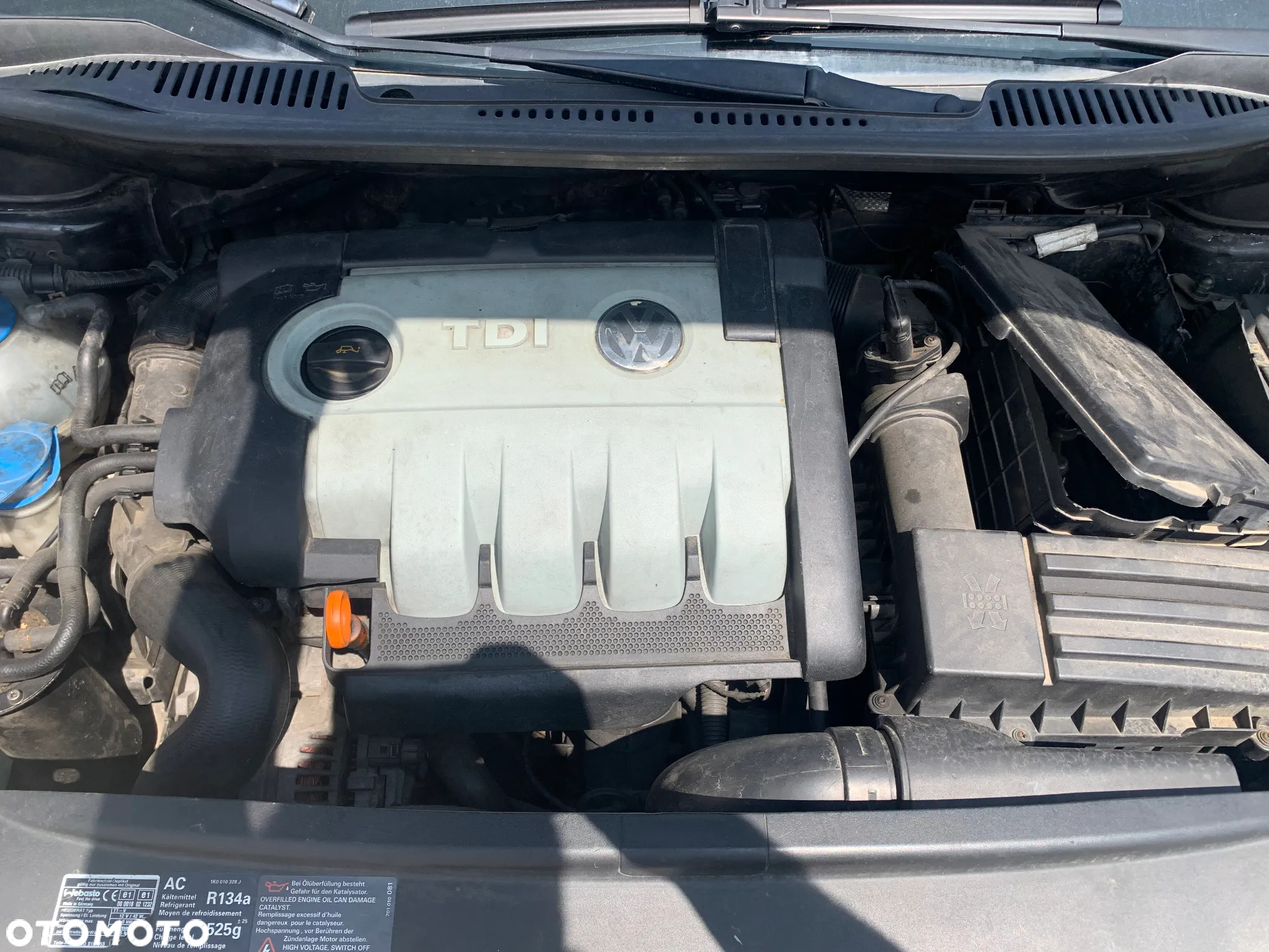 VOLKSWAGEN VW TOURAN 966 *SAMOCHÓD NA CZĘŚCI * 2006 MASKA LAMPA DRZWI LUSTERKO ZDERZAK GRILL BŁOTNIK KLAPA BELKA PRAWE LEWE PRZÓD TYŁ - 6
