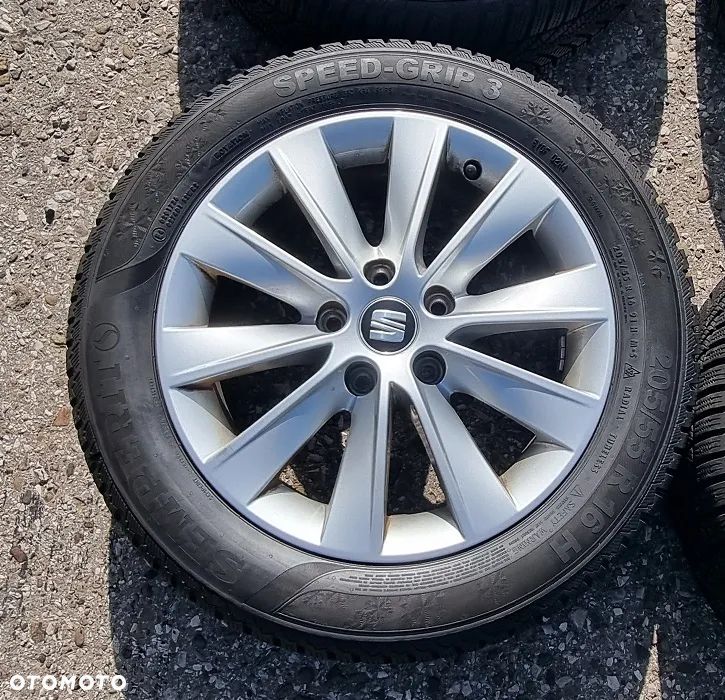 4x koła opony felgi zima Seat Leon FR Ateca VW Audi Skoda Semperit Speed-Grip 2 205/55/16 205/55R16 5x112 - 2