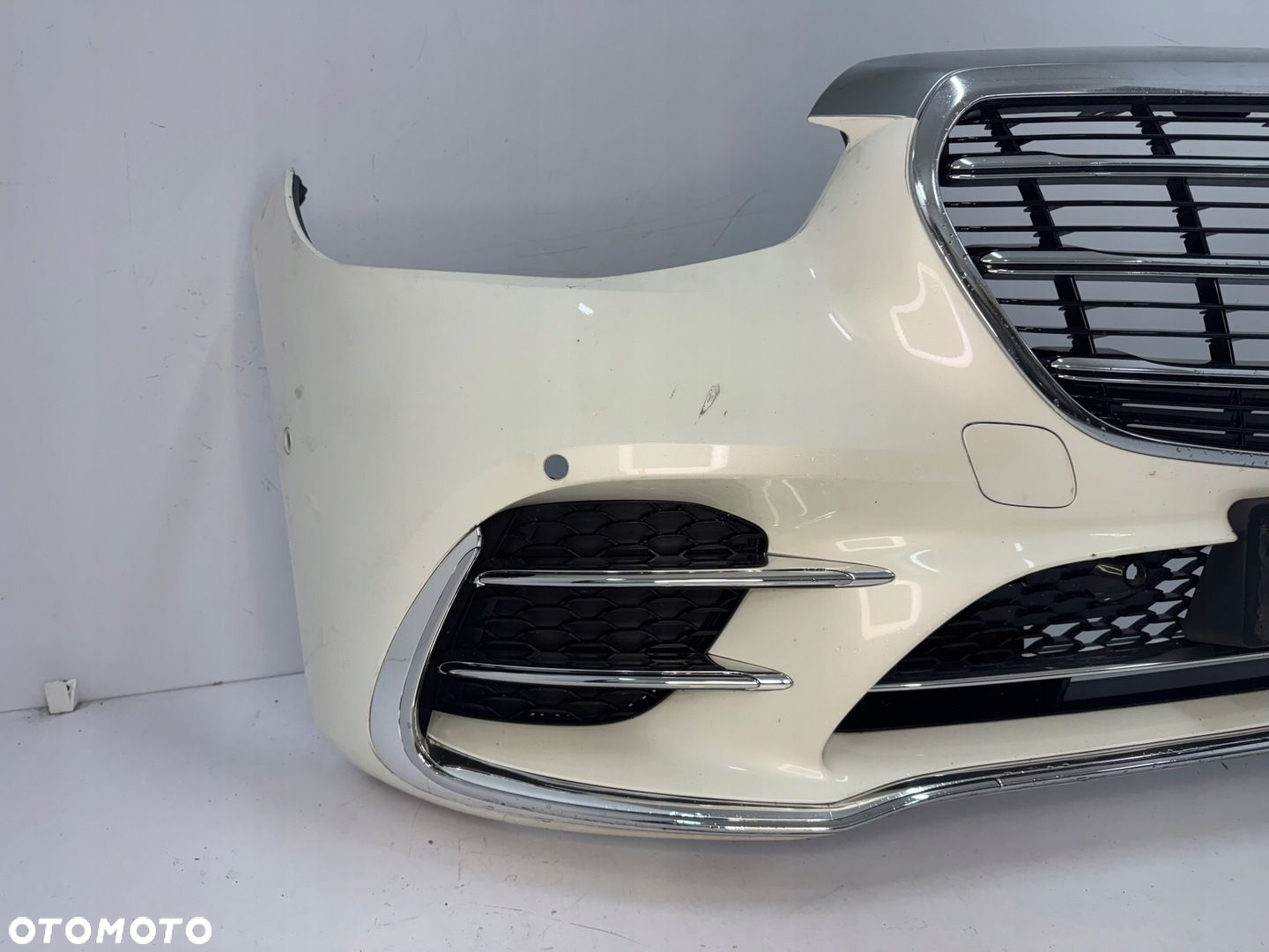 ZDERZAK PRZEDNI MERCEDES S KLASA W223 AMG BIAŁA PERŁA - 3