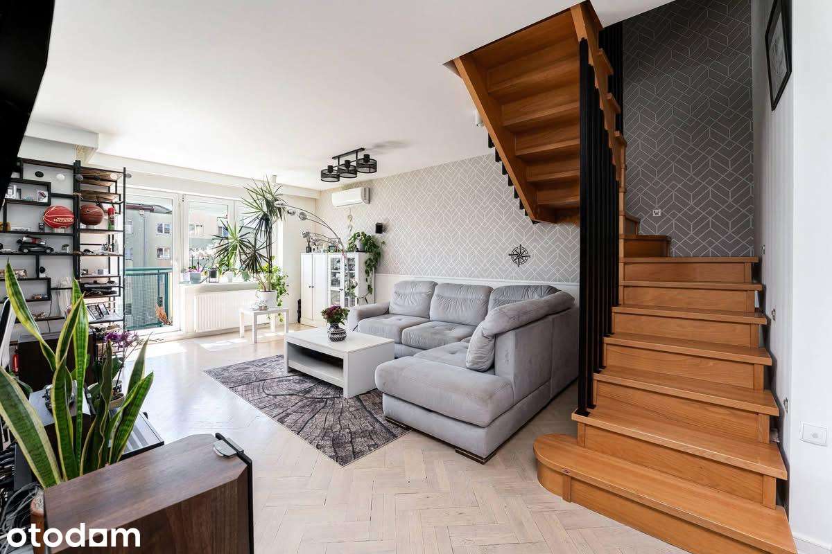 Wyjątkowe mieszkanie dwupoziomowe BEZ SKOSÓW 112,2 m² 5 POKOI