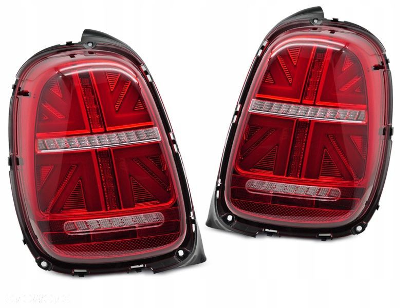 Lampy tyl kpl diody Led Bar Neon Diodowe Red Mini Cooper f55 f56 f57 12-17 - 1