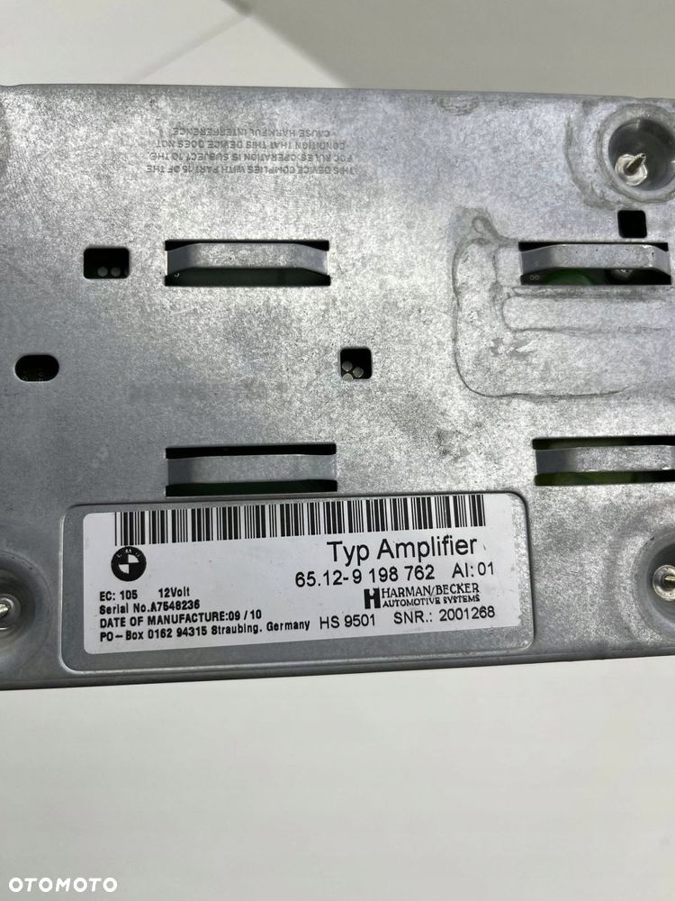 BMW 5 E60 E61 MODUŁ RADIA WZMACNIACZ HIFI 9198762 - 2