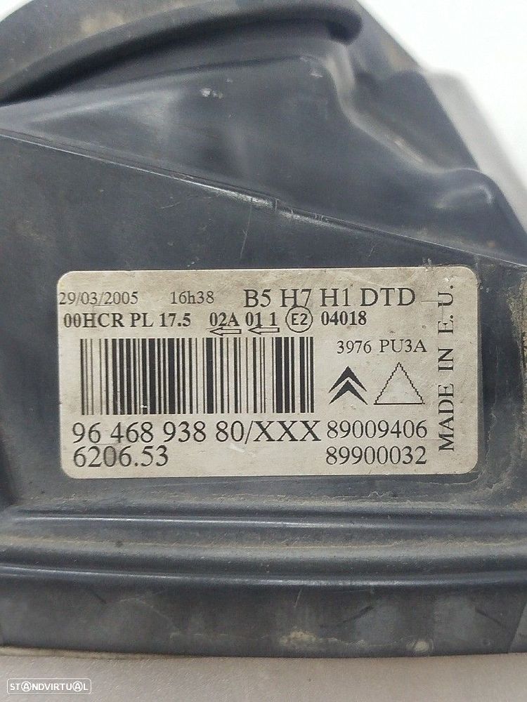 Farol/ Otica Dianteiro Dto Citroën C4 I (Lc_) - 4