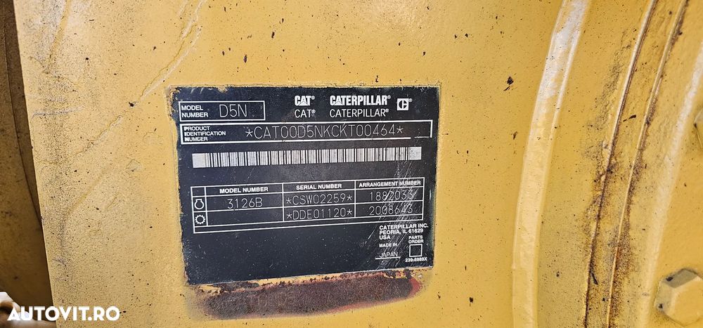Buldozer Caterpillar CAT D5N, D 5 N - 4