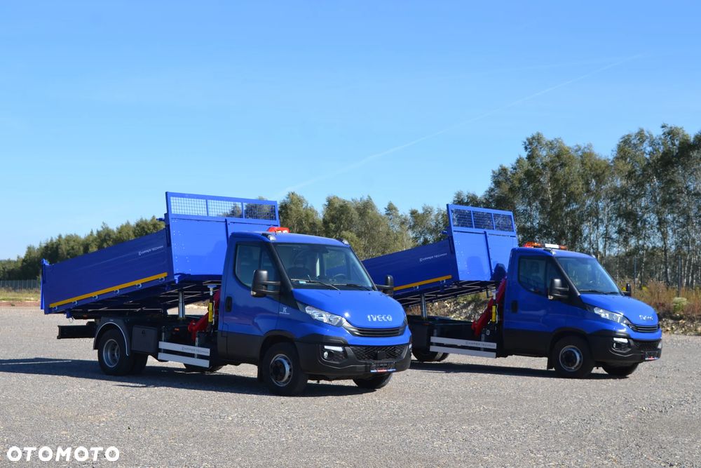 Iveco Daily 72C18 Nowy 3-stronny wywrot Żuraw HC45 HDS Wywrotka Kiper 70C 65C 50C 35C - 10