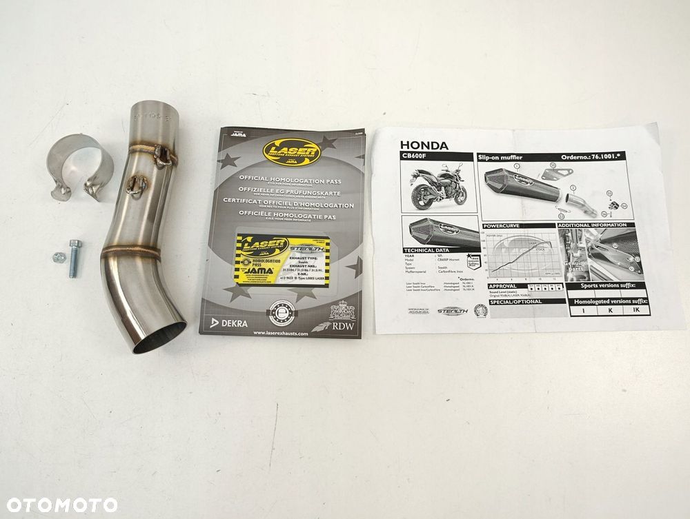 HONDA HORNET 600 PC41 KOLEKTOR WYDECHOWY SPORTOWY LASER DOLOT - 1