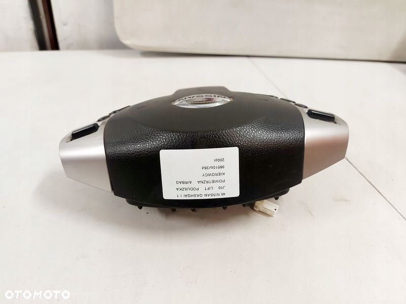 nissan qashqai 1 i j10 poduszka powietrzna kierowcy airbag kierownicy - 6