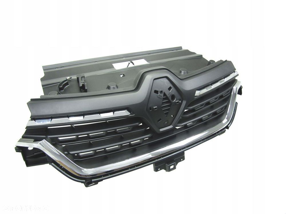 Grill / Kratka / Atrapa chłodnicy z chromem Renault Kangoo 21 - Kompletna - 2