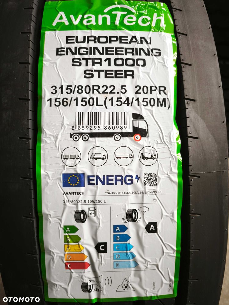 NOWE opony 315/80R22.5 Avantech STR1000 - MEGA JAKOŚĆ -c.brutto - 2