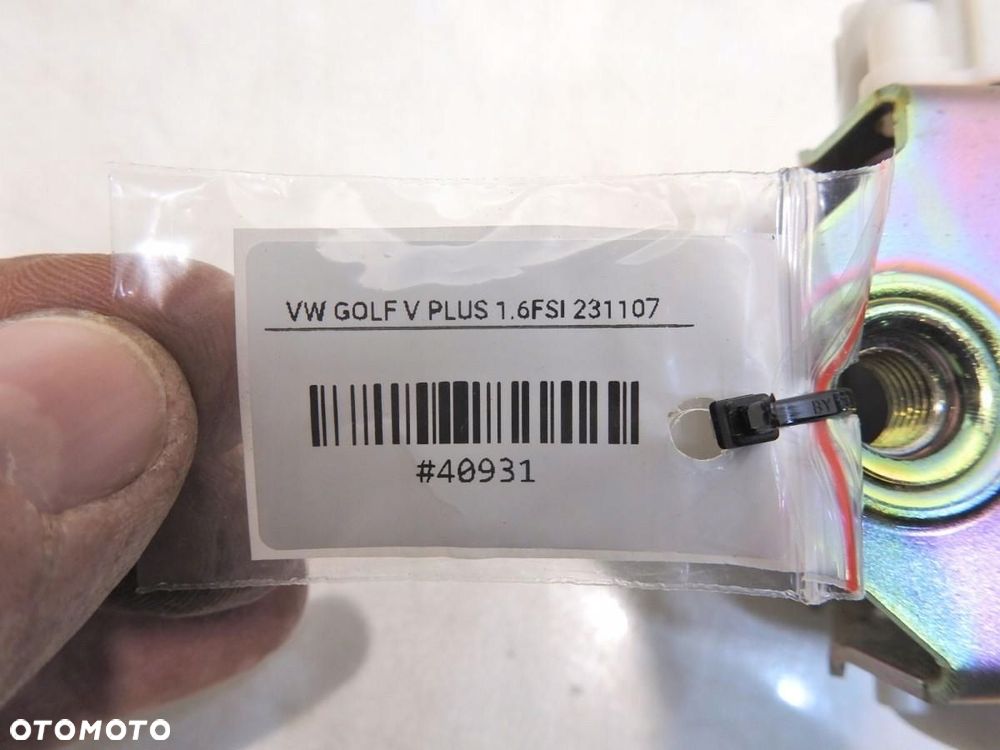 PAS BEZPIECZEŃSTWA PRAWY TYŁ VW GOLF V PLUS 5M0857806 - 4