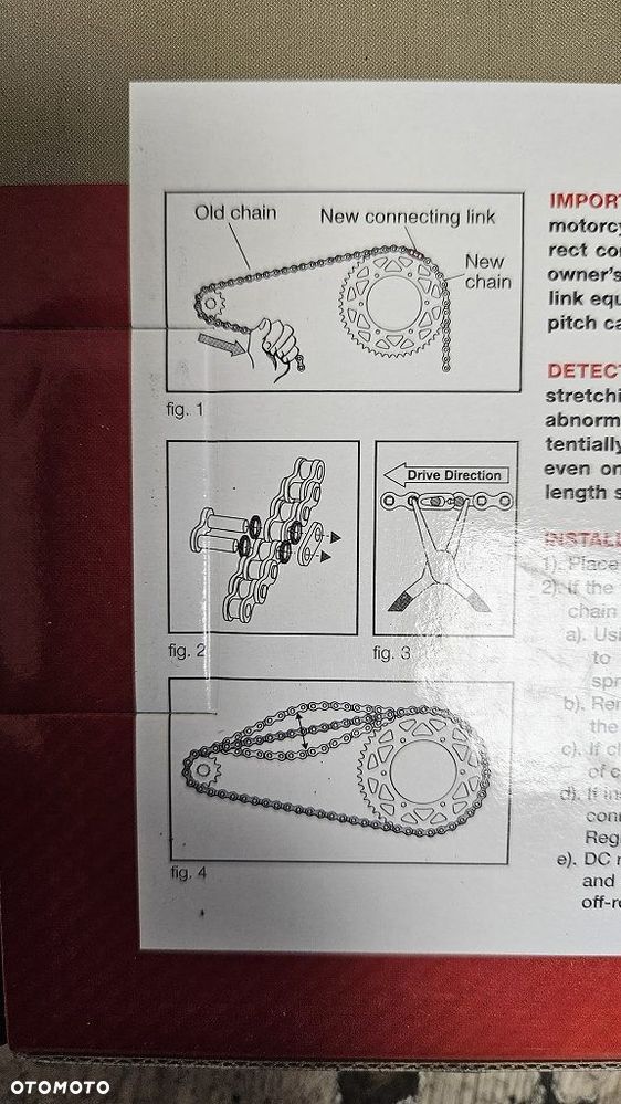 Zestaw napędowy Dyna Chain łańcuch DC520MX0 zębatki 14/50 KTM EXC-R 530 - 7