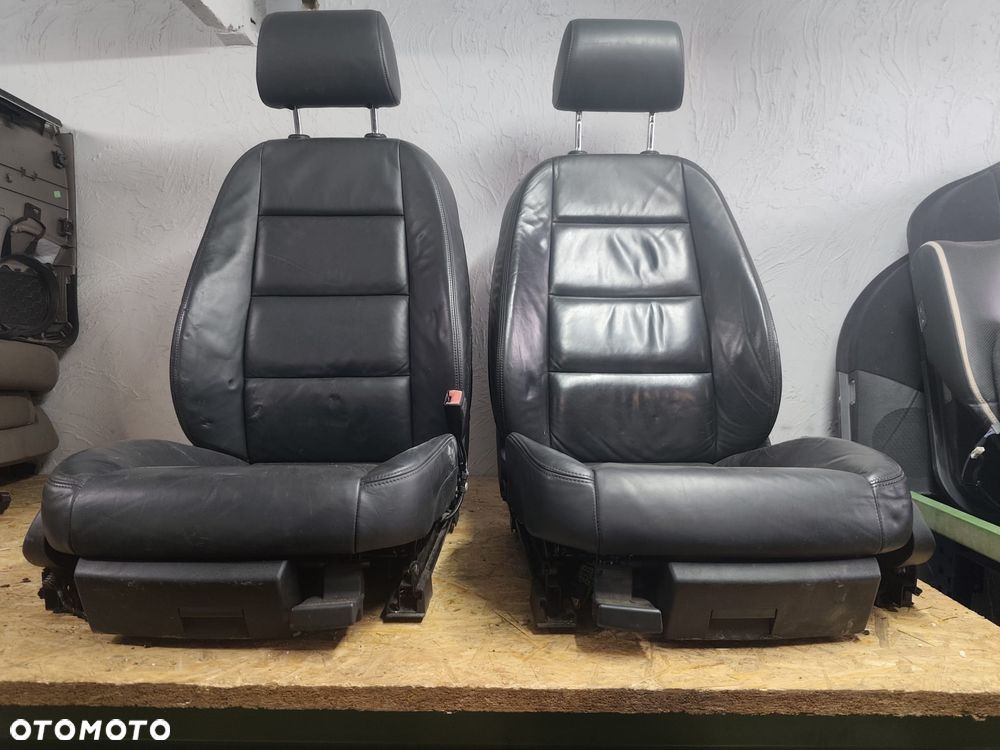 AUDI A6 C6 04- FOTELE KANAPA SKÓRA KOMPLET - 1