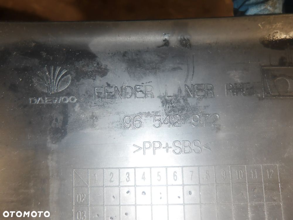 DAEWOO KALOS 1.4B NADKOLE PRAWE LEWE PRZÓD 96542972 96542971 - 4