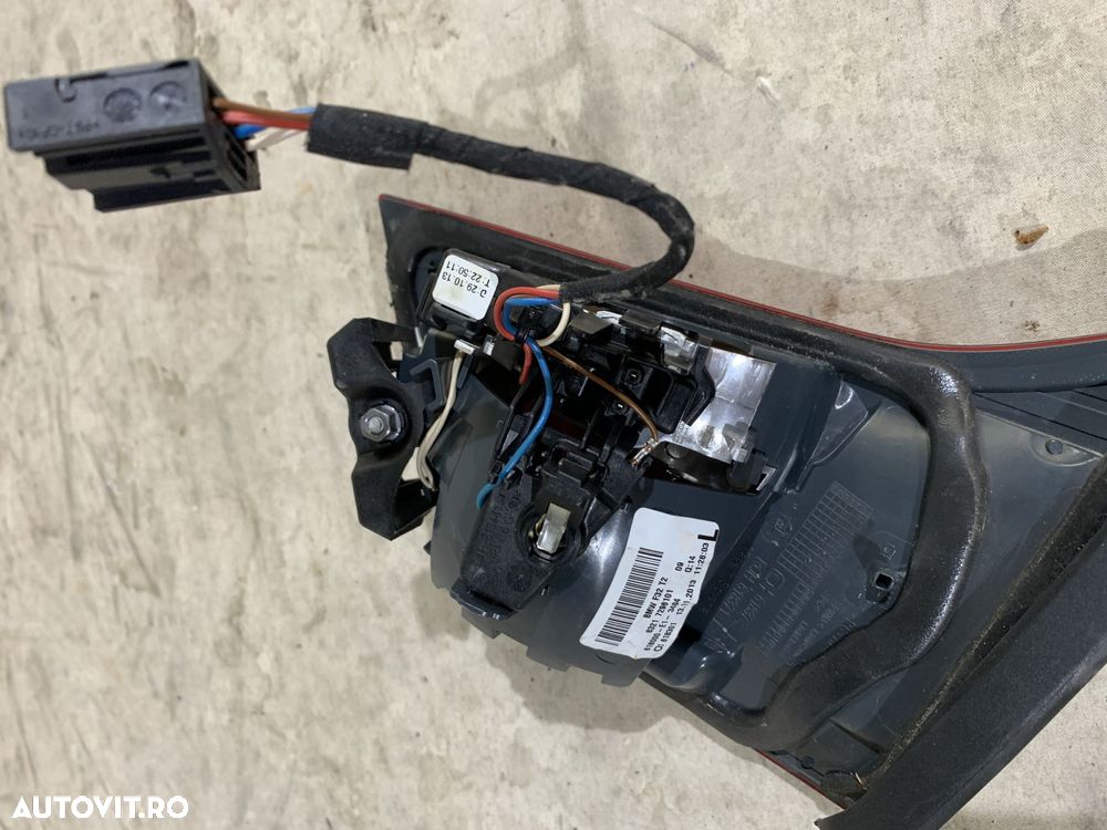 Stop stanga pe capota BMW Seria 4, F32, 2013, 2014, 2015, 2016, 2017, 2018, cod origine OE 63217296101 - 6