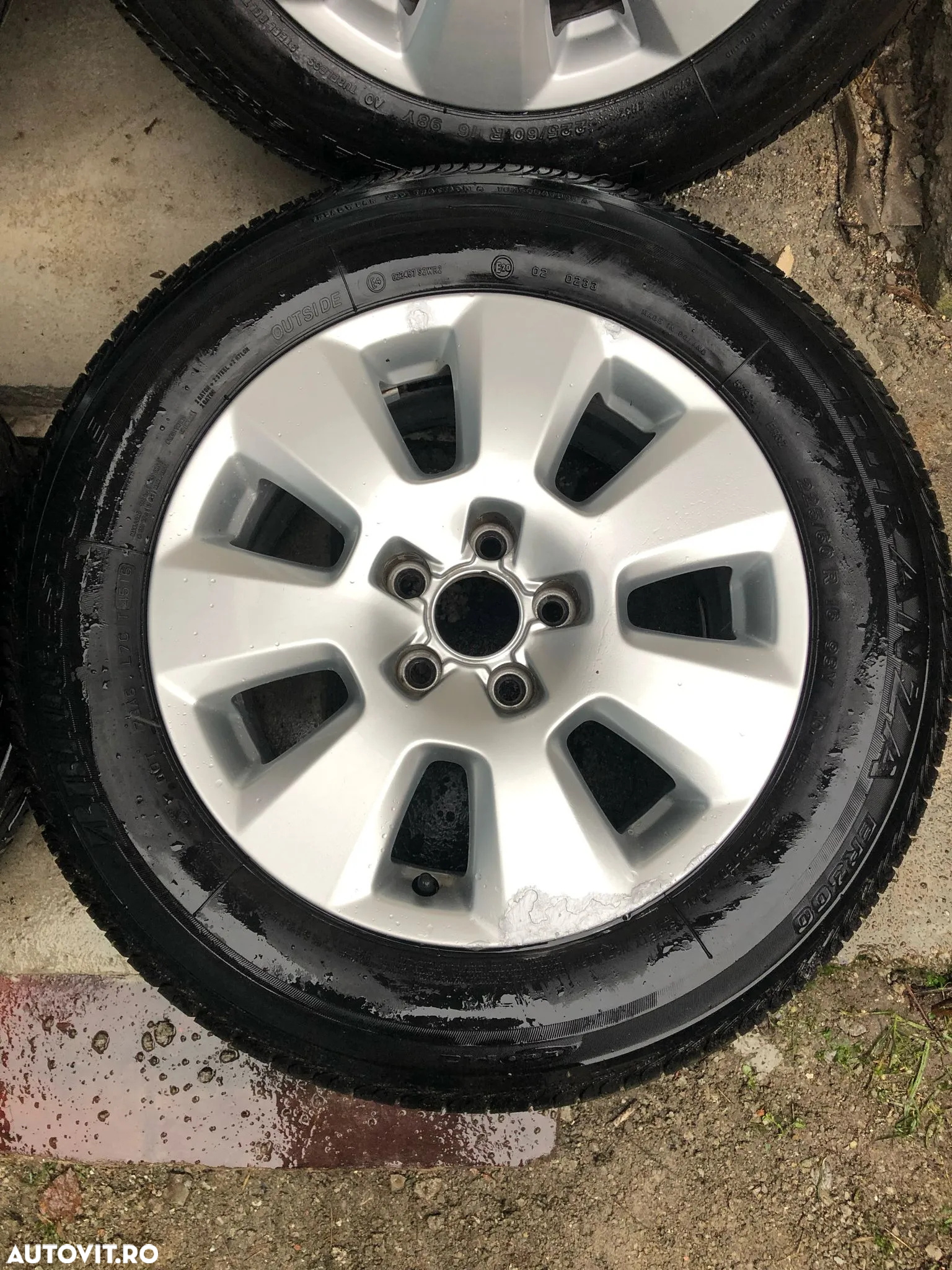 Roti/Jante originale Audi 5X112 VAG 225 60 16 - 4