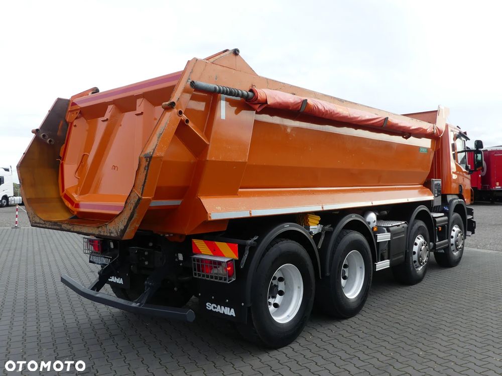 Scania P410 8x4 / WYWROTKA TYLNO ZSYPOWA / ALUFELGI / MANUAL / - 14