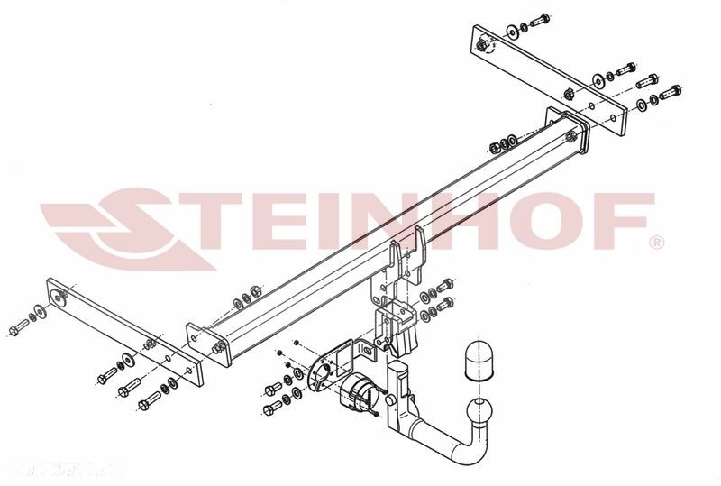 Wypinany hak holowniczy + Moduł 7 pin do Audi Q3 od 2011 do 2018 - 2