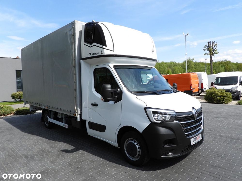 Renault MASTER  PLANDEKA 10 PALET WEBASTO TEMPOMAT LEDY PNEUMATYKA KLIMATYZACJA  165KM - 5