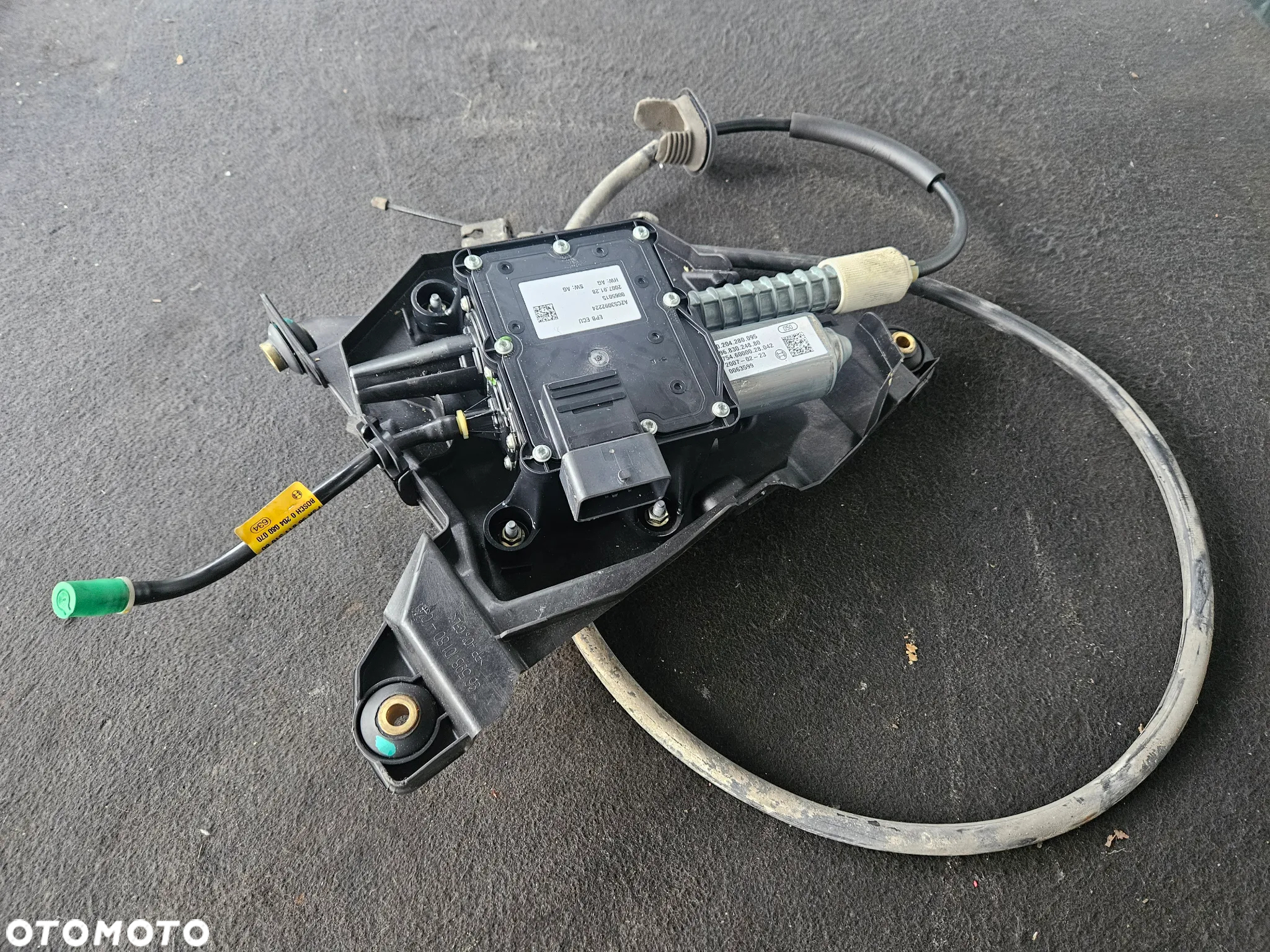 Hamulec ręczny elektryczny a2c53092224 9683024880 Citroen C4 Picasso - 2