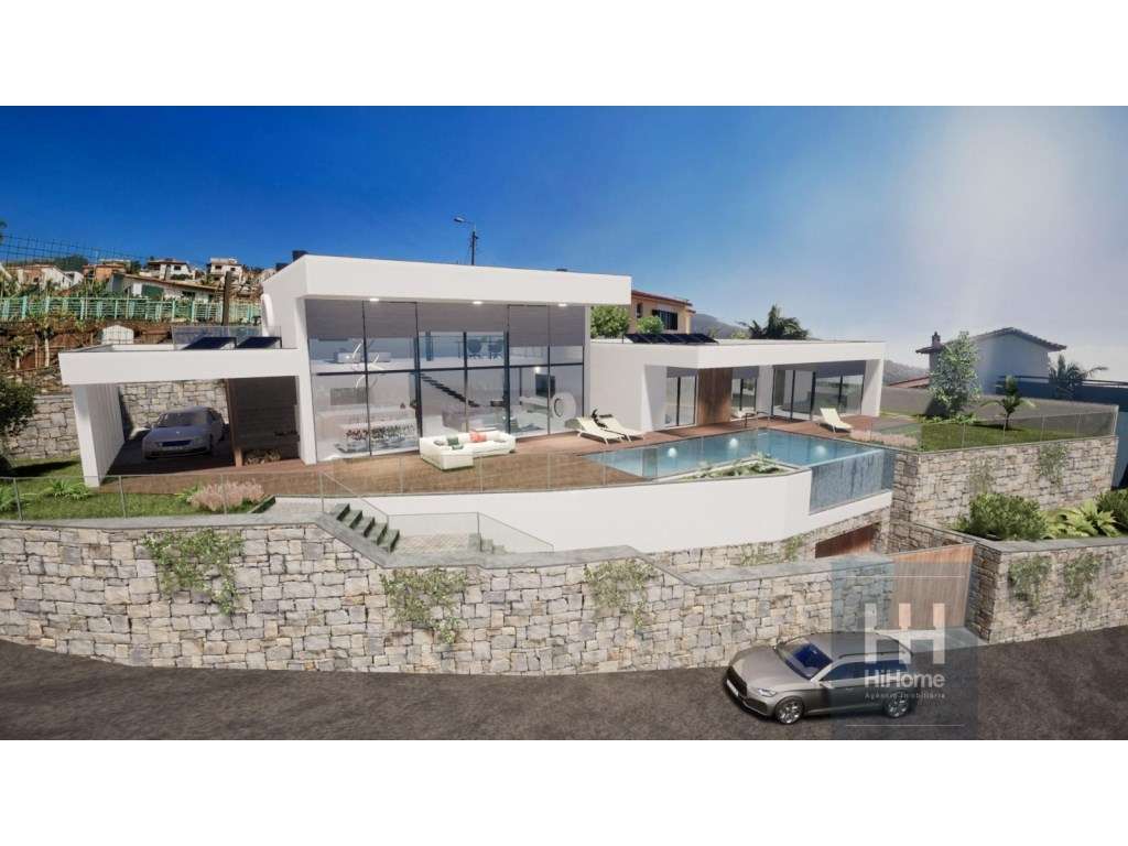 Lote com projecto aprovado para moradia T4 com piscina no Funchal - Grande imagem: 4/20