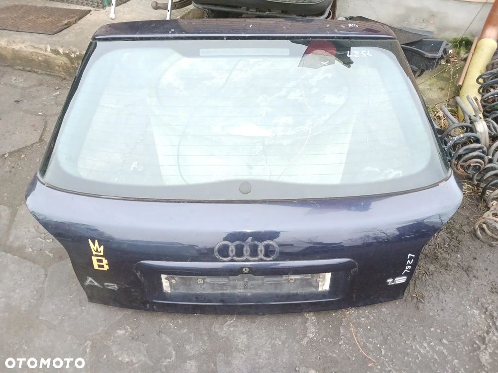 Klapa tył audi A3 8L LZ5L szyba blenda klamka zamek kompletna - 1