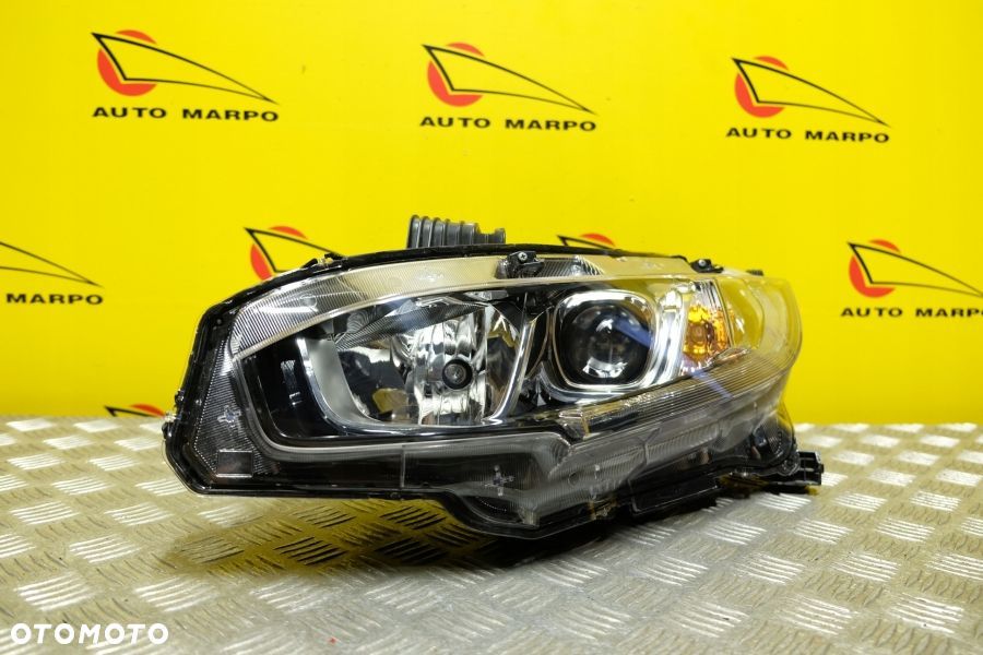 HONDA CIVIC X 2016 2017- REFLEKTOR LAMPA ZWYKŁA SOCZEWKOWA LEWA EU - 3