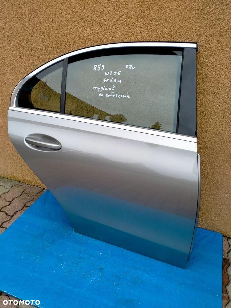 MERCEDES W206 SEDAN / 859 / DRZWI PRAWE PRAWY TYŁ / KOMPLETNE / ORYGINAŁ - 4