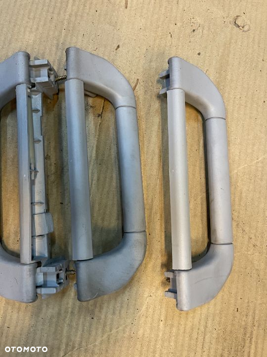Uchwyty rączki podsufitki Bmw e38 szare komplet - 3