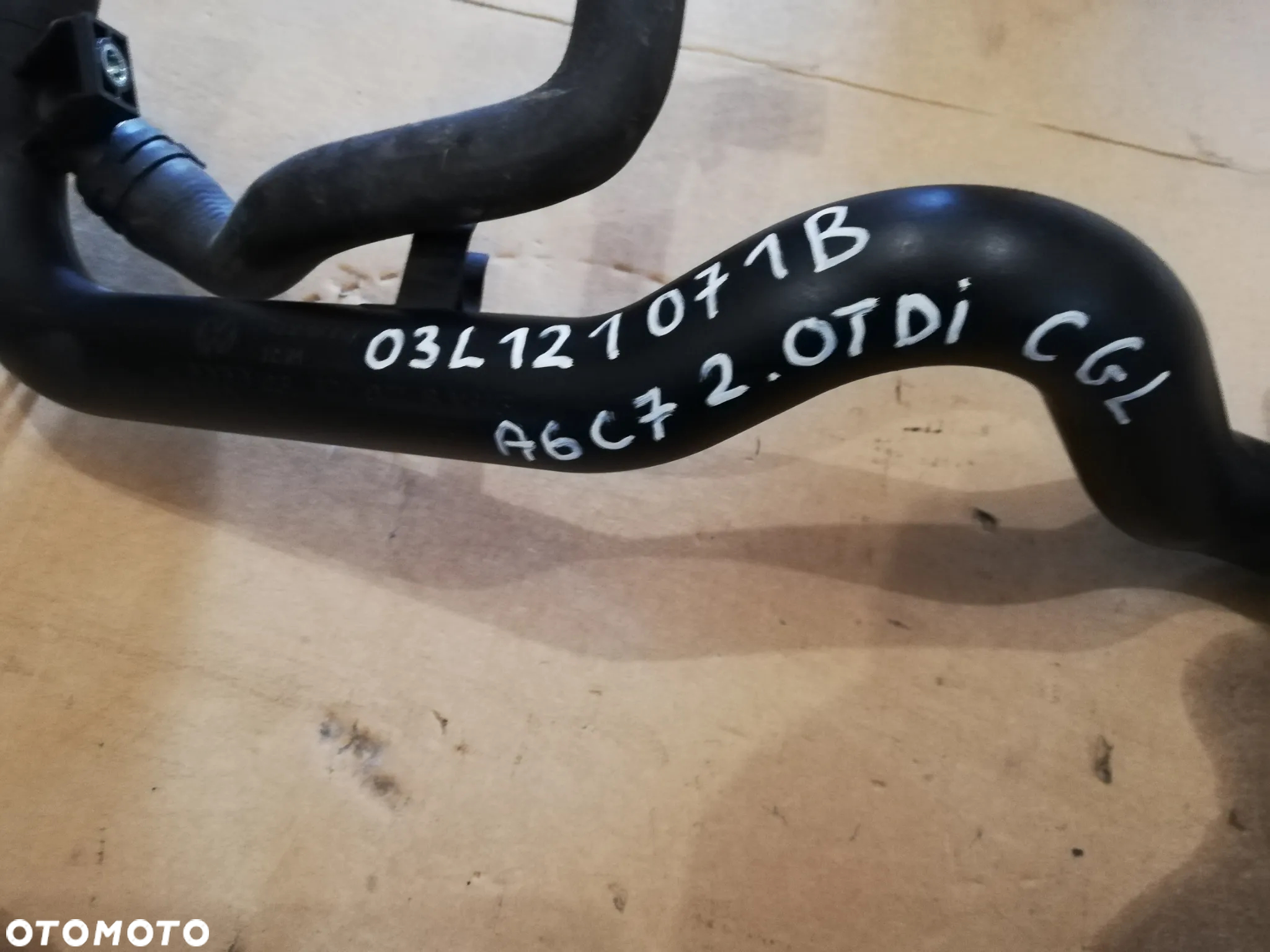 AUDI A6 C7 2.0 TDI przewód przewody magistrala wody chłodnicy  03L121071B 03L121111AD 5N0985581A - 8
