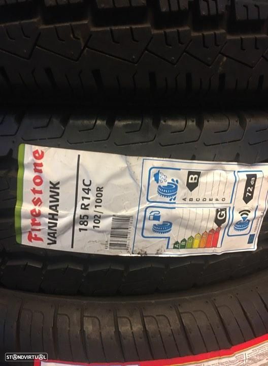1 Pneu Novo 185/14 C Firestone - 1
