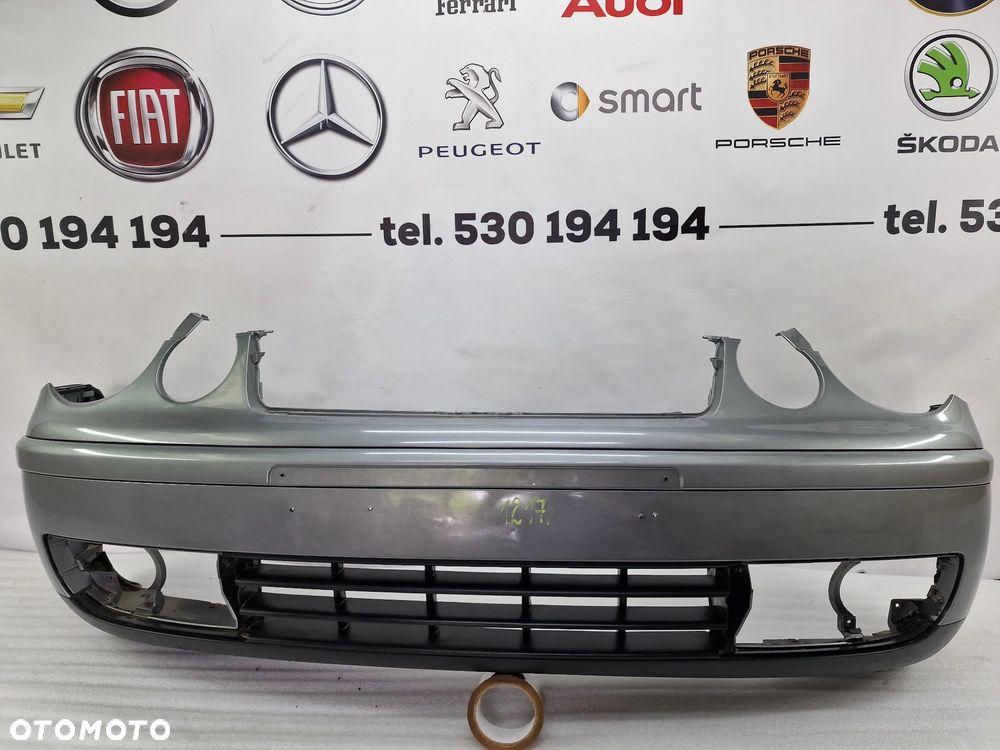 VW POLO OKULAR 02- ŁADNY ZDERZAK PRZEDNI PRZÓD , KOLOR SZARY METALIK , NR 6Q0807221 , NR AUKCJI NZ1217 - 1