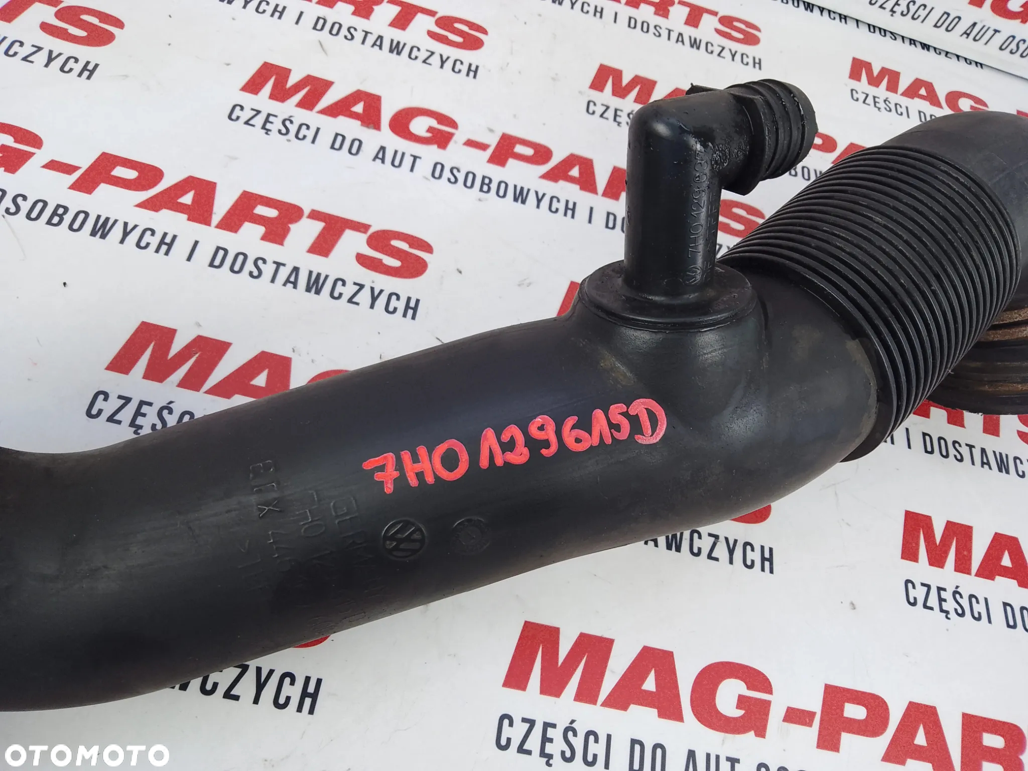 Przewód Powietrza Rura Dolot Wąż Vw Transporter T5 1.9 TDI 7H0129615D - 2